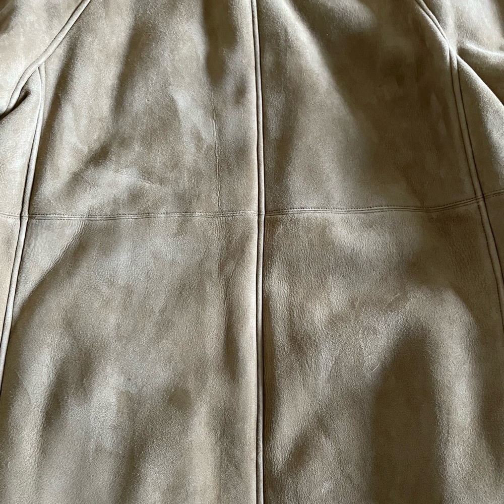 Ralph Lauren black label genuine long shearling coat M - Picture 9 of 10
